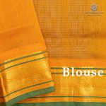 Silk Cotton Sarees Korvai – Light Blue and Dark Blue SAS0035654 - Image 4