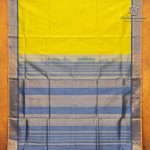 Silk Cotton Sarees Korvai – Lemon Yellow SAS0035656 - Image 5