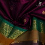 Silk Cotton Sarees Korvai – Dark Wine SAS0035658 - Image 2