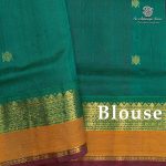 Silk Cotton Sarees Korvai – Dark Wine SAS0035658 - Image 4