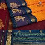 Silk Cotton Sarees Korvai – Mambala Yellow SAS0035659 - Image 3