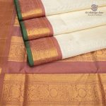 Silk Cotton Sarees Korvai – Off White SAS0035660 - Image 3