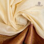 Silk Cotton Sarees Korvai – Off White SAS0035660 - Image 2