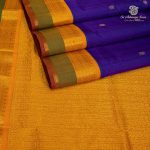 Silk Cotton Sarees Korvai – Dark Violet SAS0035663 - Image 3