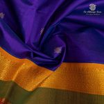 Silk Cotton Sarees Korvai – Dark Violet SAS0035663 - Image 2
