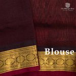 Silk Cotton Sarees Korvai – Sunset Orange SAS0035665 - Image 4