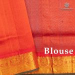 Silk Cotton Sarees Korvai – Capri Blue SAS0035673 - Image 4