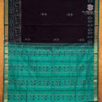 Silk Cotton Printed Sarees – Dark Jamun SASSC0035684 - Image 4