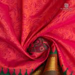 Silk Cotton Printed Sarees – Pinkish Orange SASSC0035686 - Image 2