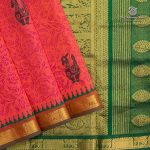 Silk Cotton Printed Sarees – Pinkish Orange SASSC0035686