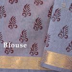 Silk Cotton Printed Sarees – Dusky Mauve SASSC0035690 - Image 3