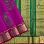 Silk Cotton Printed Sarees – Dark Majenta SASSC0035693