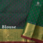 Silk Cotton Printed Sarees – Dark Majenta SASSC0035693 - Image 3