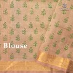 Silk Cotton Printed Sarees – Pista Green SASSC0035701 - Image 3