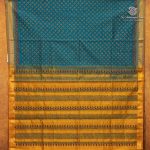 Silk Cotton Printed Sarees – Teal Blue SASSC0035702 - Image 4
