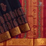 Silk Cotton Printed Sarees – Dark Navy Blue SASSC0035704