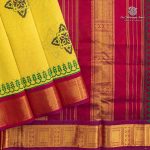 Silk Cotton Printed Sarees – Lemon Yellow SASSC0035705