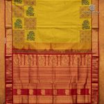 Silk Cotton Printed Sarees – Mustard Yellow SASSC0035711 - Image 4