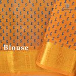 Silk Cotton Printed Sarees – Light Blue SASSC0035713 - Image 3