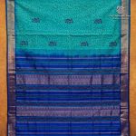 Silk Cotton Printed Sarees – Seafoam Green SASSC0035717 - Image 4