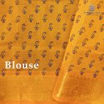 Silk Cotton Printed Sarees – Dark Navy Blue SASSC0035718 - Image 3