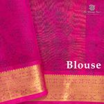 Silk Cotton Printed Sarees – Dark Honey SASSC0035720 - Image 3