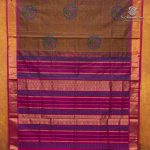 Silk Cotton Printed Sarees – Dark Honey SASSC0035720 - Image 4