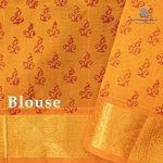 Silk Cotton Printed Sarees – Dark Brown SASSC0035722 - Image 3