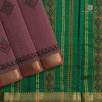 Semi Silk Cotton Printed Sarees – Dusky Mauve SASPC35725
