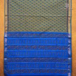 Semi Silk Cotton Printed Sarees – Olive Green SASPC35726 - Image 4
