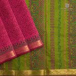 Semi Silk Cotton Printed Sarees – Rouge Pink SASPC35727