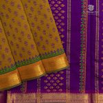 Semi Silk Cotton Printed Sarees – Golden Olive SASPC35729