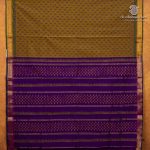Semi Silk Cotton Printed Sarees – Golden Olive SASPC35729 - Image 4