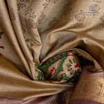 Semi Silk Cotton Printed Sarees – Ivory SASPC35733 - Image 2