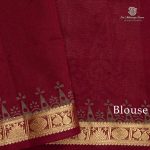 Semi Silk Cotton Printed Sarees – Ivory SASPC35733 - Image 3