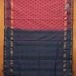Semi Silk Cotton Printed Sarees – Blush Pink SASPC35737 - Image 4