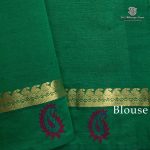 Semi Silk Cotton Printed Sarees – Ivory SASPC35738 - Image 3