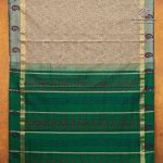 Semi Silk Cotton Printed Sarees – Ivory SASPC35738 - Image 4