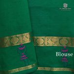 Semi Silk Cotton Printed Sarees – Heliotrope Purple SASPC35744 - Image 3