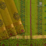 Semi Silk Cotton Printed Sarees – Oak Brown SASPC35745