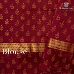 Semi Silk Cotton Printed Sarees – Sambangi SASPC35747 - Image 3