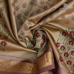 Semi Silk Cotton Printed Sarees – Ivory SASPC35755 - Image 2