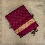 10 Yards Pure Silk Sarees - Burgundy SASTPS35760 - Image 4