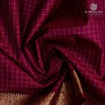 10 Yards Pure Silk Sarees - Burgundy SASTPS35760 - Image 2