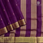10 Yards Pure Silk Sarees - Dark Purple SASTPS35765