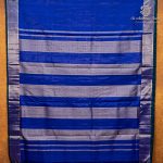10 Yards Pure Silk Sarees - MS Blue SASTPS35766 - Image 3