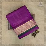 10 Yards Pure Silk Sarees - Purple SASTPS35767 - Image 4