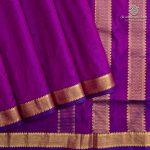 10 Yards Pure Silk Sarees - Purple SASTPS35769