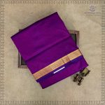 10 Yards Pure Silk Sarees - Purple SASTPS35769 - Image 4