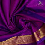 10 Yards Pure Silk Sarees - Purple SASTPS35769 - Image 2